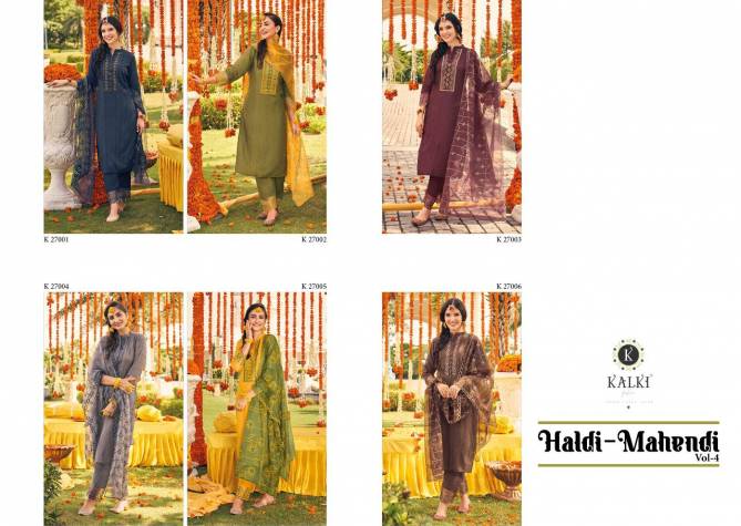Kalki Haldi Mahendi Heavy Festive Wear Wholesale Readymade Suits